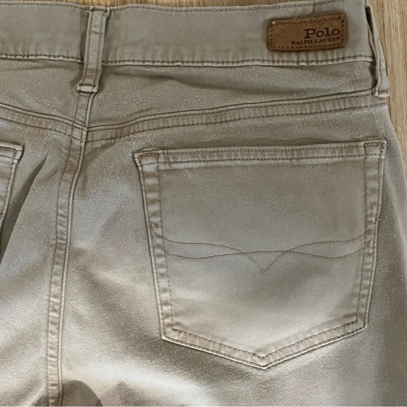 Vintage Polo Ralph Lauren Tompkins Skinny Jean tan - Picture 7 of 7